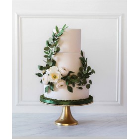 Книга -  Цветя и листа за сватбени торти